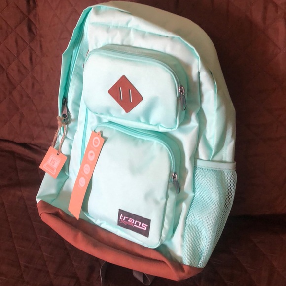 Trans by jansport transfer aqua dash back pack - Picture 5 of 7